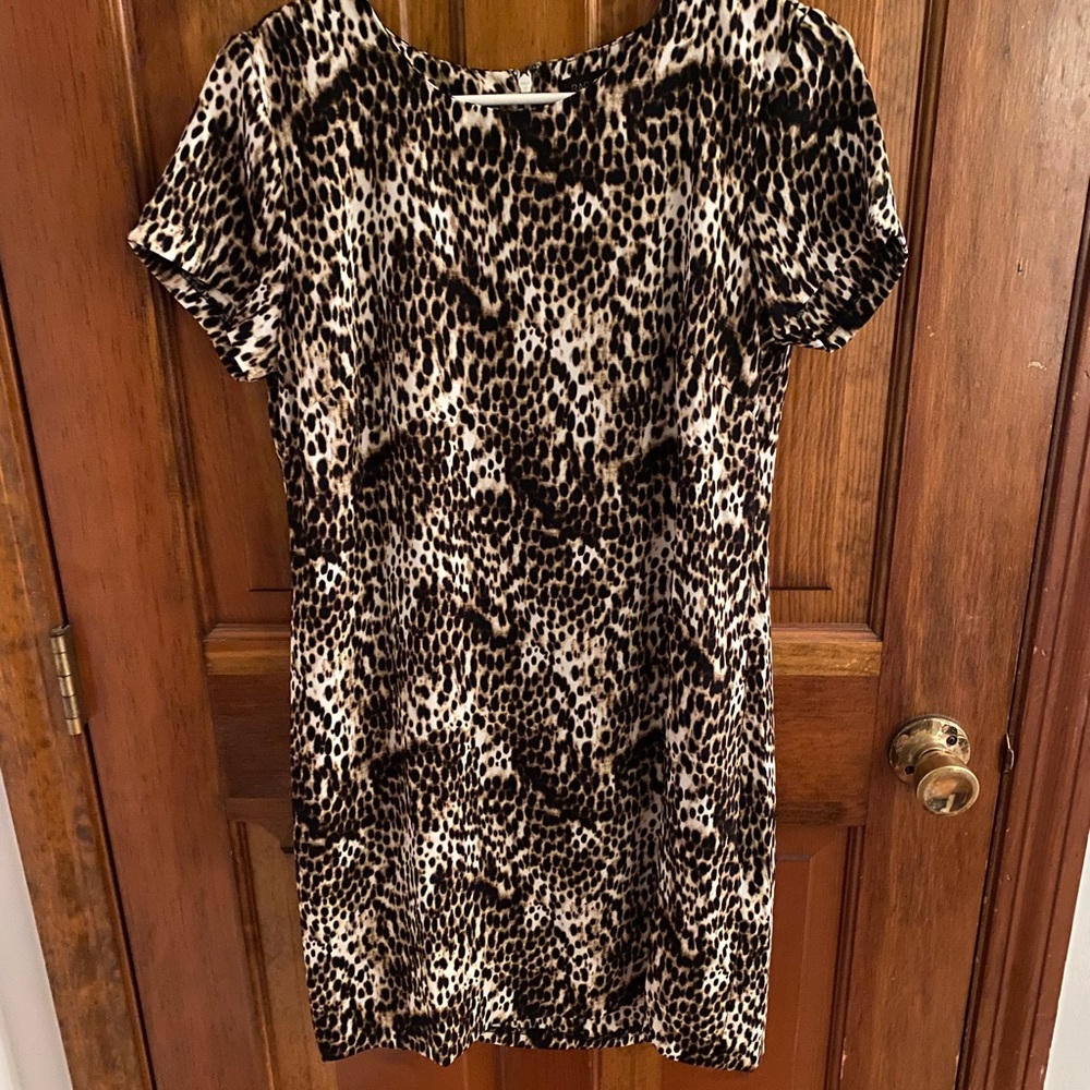 Leopard print dress